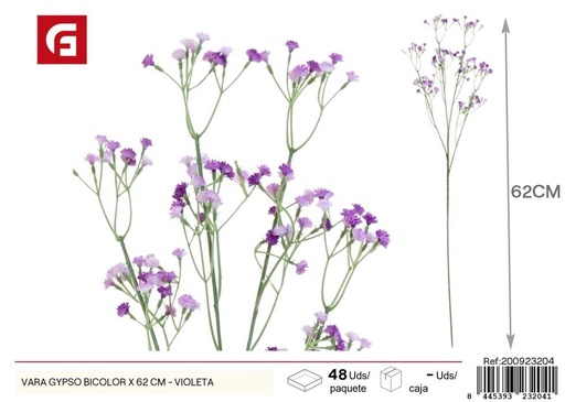 [200923204] Vara de Gypsó bicolor x 62 cm - Violeta - Flores artificiales