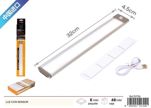[51724] Luz con sensor - Iluminación automática para el hogar