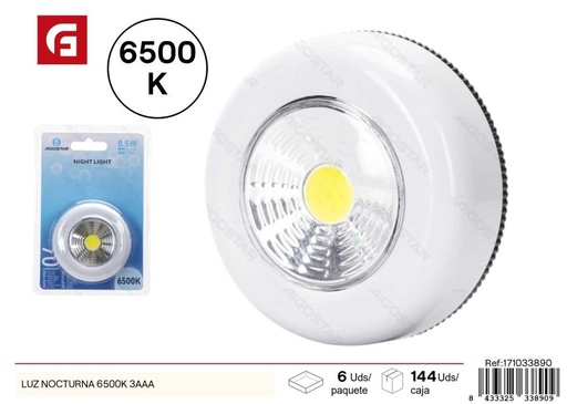 [171033890] Luz nocturna 6500K 3AAA - Iluminación práctica y funcional