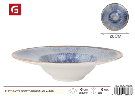 [A003154] Plato pasta risotto diámetro 28 cm AELIA - Vajilla decorativa