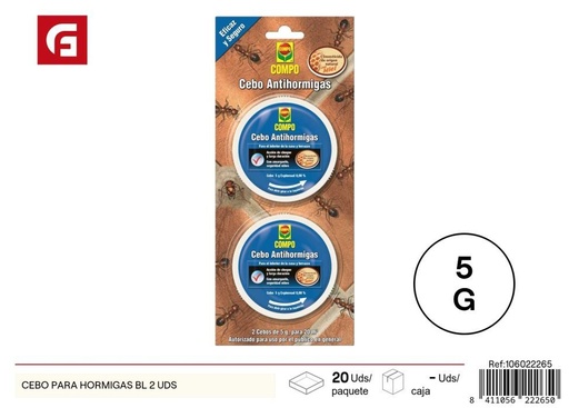 [106022265] Cebo para hormigas BL 2 unidades - Insecticidas y plagas