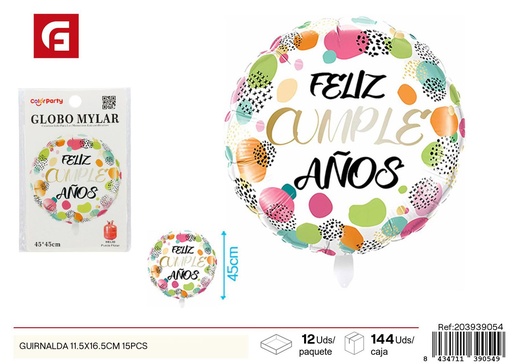 [203939054] Guirnalda 11.5x16.5 cm 15 piezas - Decoraciones festivas y eventos