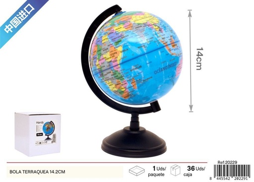 [20229] Bola terráquea 14.2 cm - Material escolar y globos terráqueos