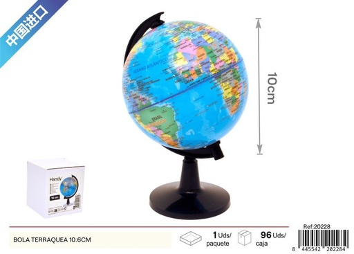 [20228] Bola terráquea 10.6 cm - Material escolar y globos terráqueos