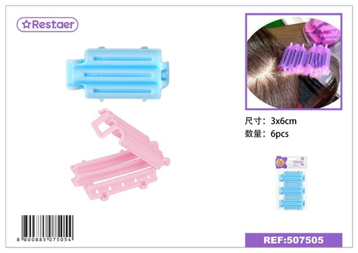 [507505] Rulos de pelo de maíz 6 piezas - Accesorios de peluquería