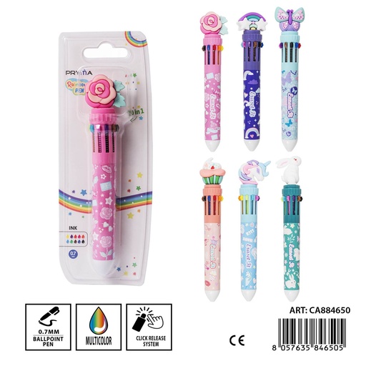 [0235514] Boligrafo de 10 colores 0.7 mm - Herramientas de escritura