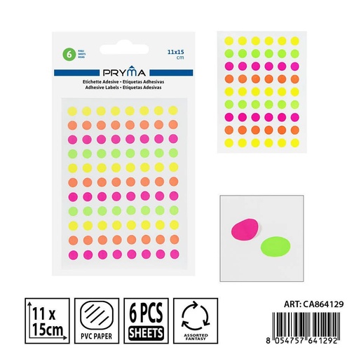 [0237577] Etiqueta adhesiva 6FF 11x15 cm - Etiquetas y papelería