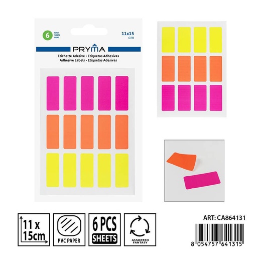 [0237579] Etiqueta adhesiva 6FF 11x15 cm - Adhesivos para papelería