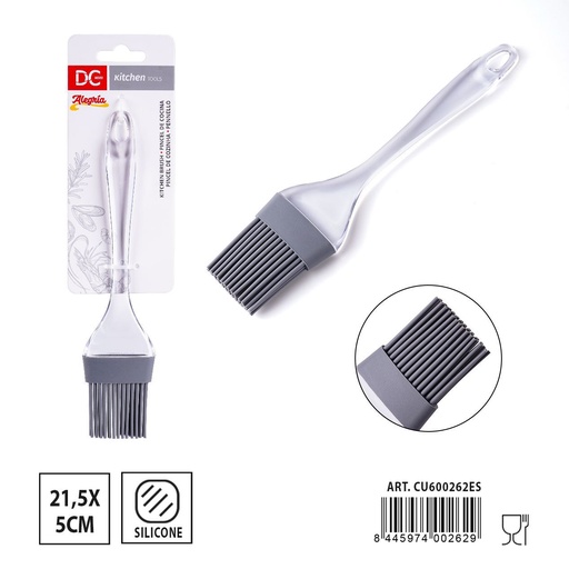 [A001631] Pincel de silicona 21.5x5cm - Accesorios de cocina útiles