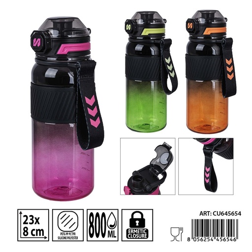 [0240905] Botella de agua 800 ml 23X8 cm - Accesorios de cocina