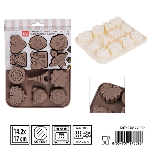 [0233968] Molde de silicona animales 14.2x17 cm - Utensilios de cocina y repostería