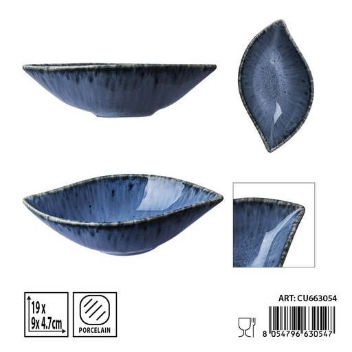[0239865] Salsadera aperitivo azul 19x9x4.7cm - Utensilios de mesa