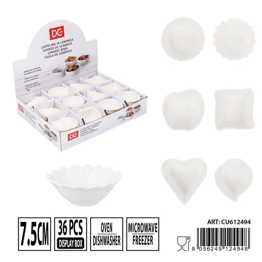 [0234729] Cuenco cerámico de 7.5 cm - Artículos de mesa y vajilla