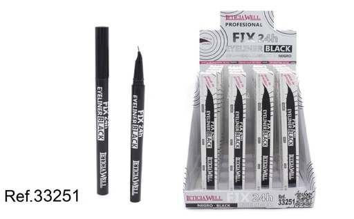 [8435433231202] Eyeliner NGR FIX 24 horas punta fina 16 unidades - Cosméticos para ojos y delineadores