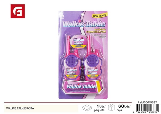 [160615687] Walkie Talkie rosa - Juguete y comunicación para niños