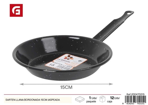 [200470215] Sartén llana bordonada 15 cm jaspeada - Utensilios de cocina y sartenes