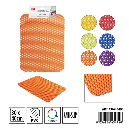 [0240158] Alfombrilla para fregadero 30x40 cm - Protección para el área de lavado