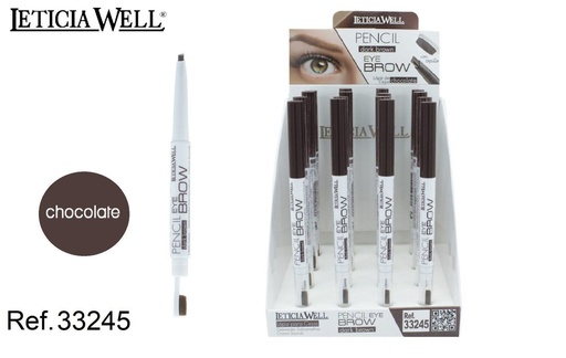 [8435433212898] Lápiz de cejas con cepillo Choco Lace 16/U - Cosméticos y diseño de cejas