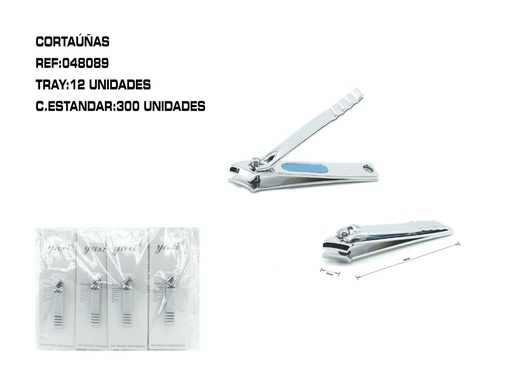 [048089] Cortaúñas T/M 12/U - Herramientas de manicure