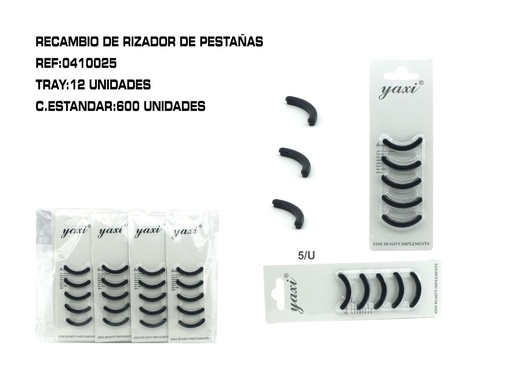[0410025] Recambios de rizador de pestañas 12/U - Extensiones y onduladores para pestañas