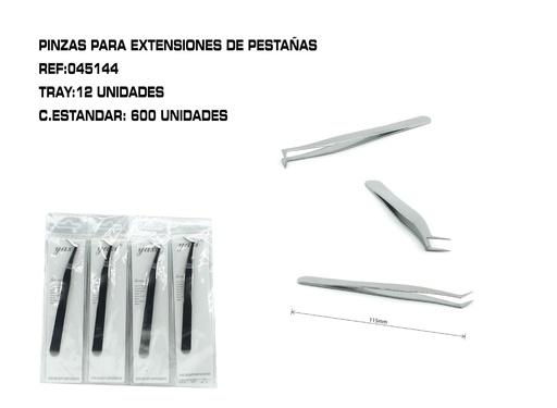 [045144] Pinza de precisión 12/U - Herramientas de belleza