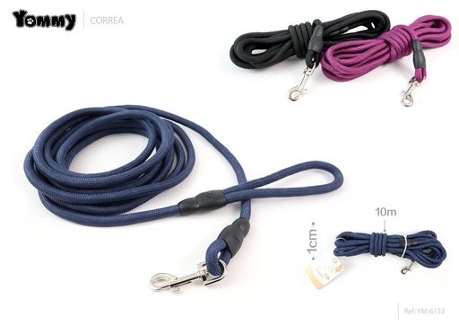 [YM6153] Correa extendida para mascotas, tamaño 1.0 cm*10 m - Accesorios para mascotas