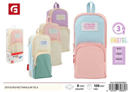 [154484885] Estuche rectangular de tela - Estilos de estuches para estudiantes