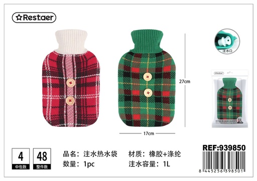 [939850] Bolsa de agua caliente 1L - Productos estacionales para el invierno