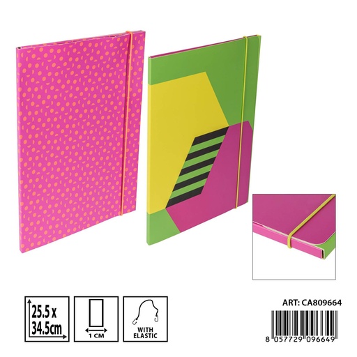 [0239782] Carpeta D1 3L con goma D1 25.5X34.5CM - Carpetería y suministros de oficina