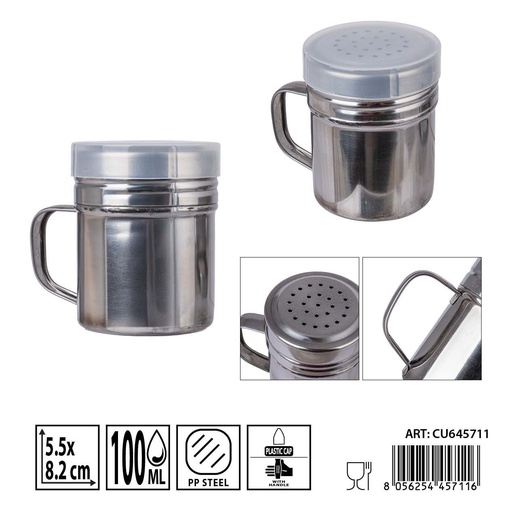 [0241034] Esparcidor de harina/cacao con tapa 100ML - Herramientas de cocina