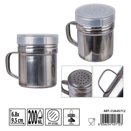 [0241035] Esparcidor de harina/cacao con tapa 200ML - Herramientas de cocina