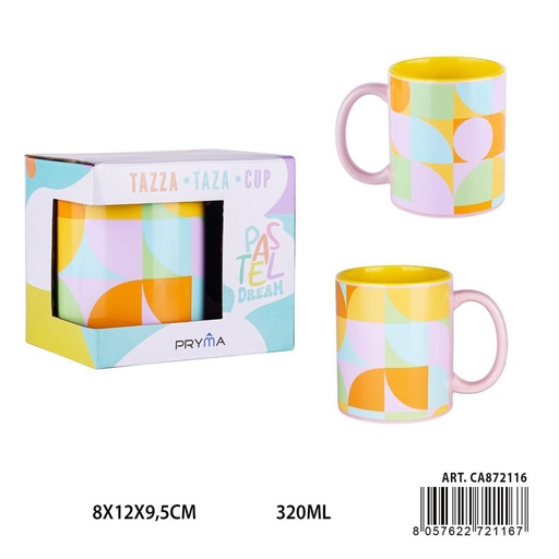 [0239444] Taza con asa 320ML 8X12X9.5CM - Utensilios de cerámica