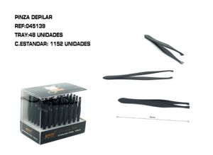 [045139] Pinza depilar 48/u - Accesorios de belleza