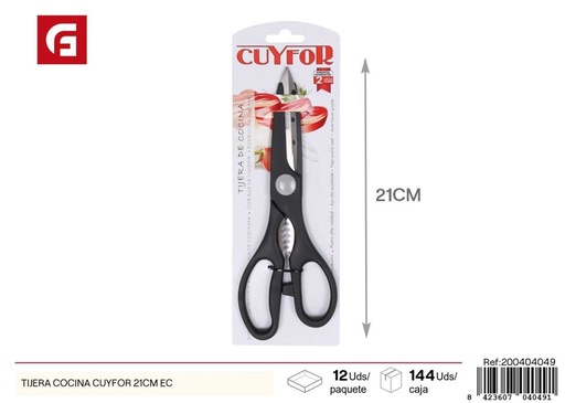 [200404049] Tijera cocina Cuyfor 21 cm - Utensilios de cocina