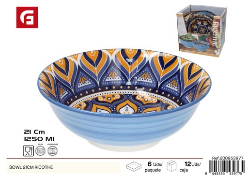 [200953977] Plato decorativo Ricothe 21cm - Vajilla decorativa