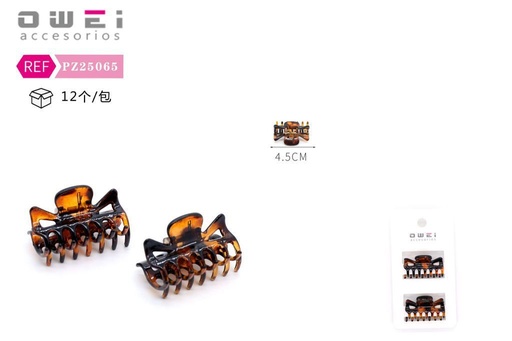 [8428947250654] Pack de 2 pinzas de 4.5cm (12 u) - Accesorios para el cabello y diademas