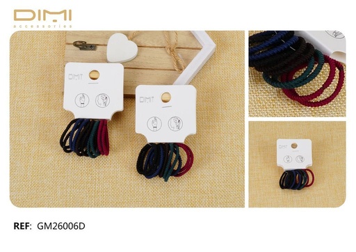 [8435560205411] Gomas 3cm 24 u - Accesorios para peinados infantiles