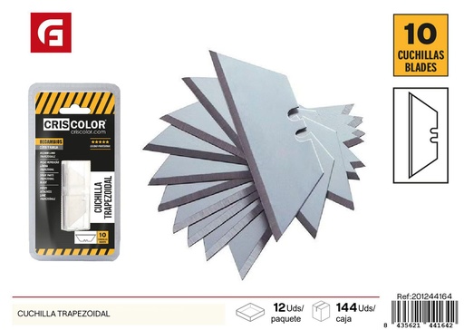 [201244164] Cuchilla trapezoidal para trabajos en ferretería - Herramientas de corte