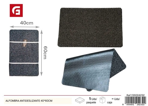 [8000401242324] Alfombra antideslizante de 40x60 cm - Accesorios de baño