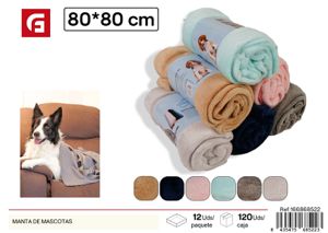 [166868522] Manta de mascotas de tela suave 80X80 cm - Accesorios cómodos para animales