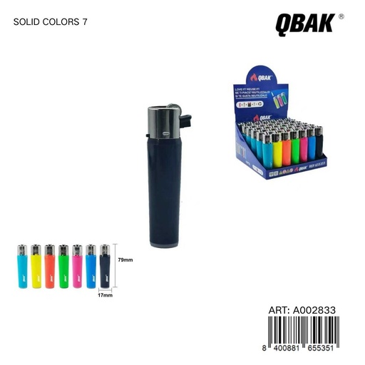 [A002833] Encendedor sólido de 7 colores 42 piezas - Accesorios de cocina y encendedores