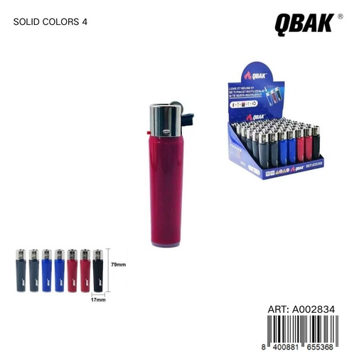 [A002834] Encendedor sólido de 4 colores 42 piezas - Accesorios de cocina y encendedores
