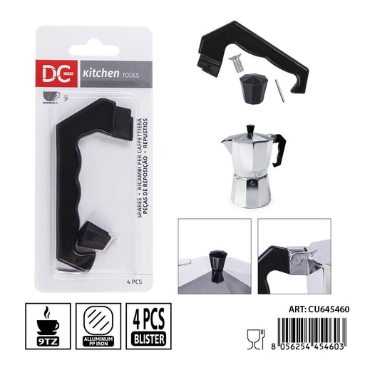 [0239501] Repuesto para cafetera 9 tazas 4piezas - Accesorios de cocina y café