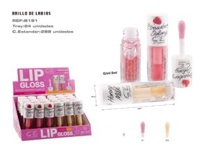 [B191-01] Brillo de labios con vitamina E 24 unidades - Cosmetics y maquillaje