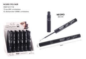 [E173-01] Eyeliner negro 24 unidades - Cosmética y maquillaje