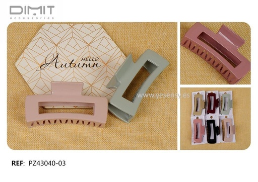 [8435693872252] Pinza de pelo 11 cm 12 unidades - Accesorios de moda