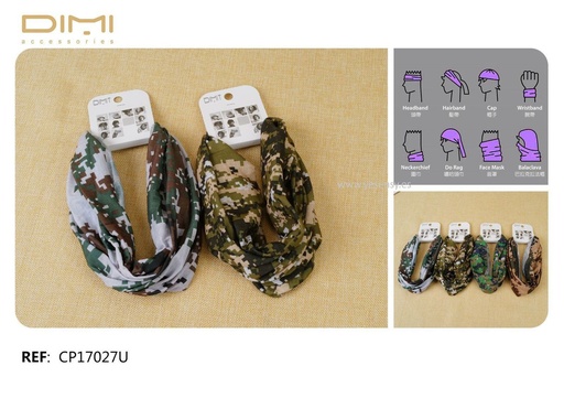 [8435560259933] Braga de cuello 12 unidades - Accesorios de moda