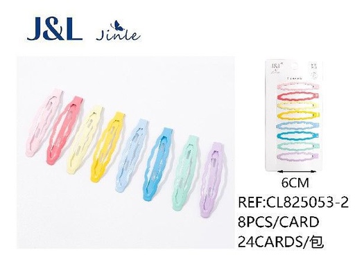 [8445801314772] Pack de 8 ranas 6 cm surtidas 24 unidades - Accesorios para el cabello