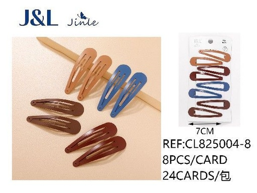[8445801317698] Pack de 8 ranas 7 cm surtidas 24 unidades - Accesorios para el cabello