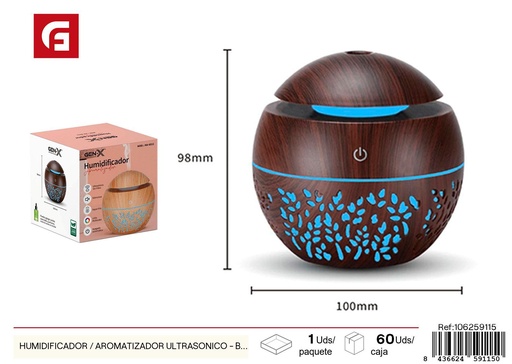 [106259115] Humidificador/aromatizador ultrasonico bola 130 ml 6511 - Electrónica